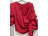 Blusa lisa cruzada